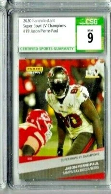 2020 Panini Instant Jason Pierre-Paul Super Bowl LV Champions CSG 9 - Image 1 of 2