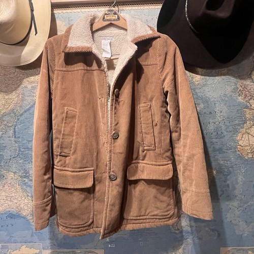 Blazer cappotto sherpa Michael Kors in velluto a coste marrone unisex medio