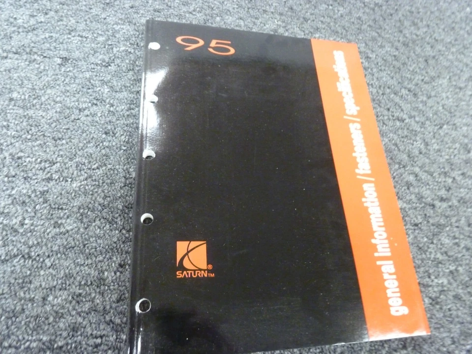 1995 Saturn SL SL1 SW1 SC1 SL2 SW2 SC2 General Info & Specifications Manual - Image 1 of 1