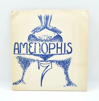 Amenophis 7, Belgian Avant-Garde, 1970, Concrete Poetry, Art Prints Inserted - Image 1 of 4