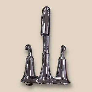 Moen S6510 Icon Two-Handle Lavatory Faucet, Chrome with Drain Assembly, - Picture 1 of 6