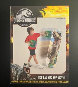 Jurassic World 34,5" Bop Tasche und Handschuhe (tolles Weihnachts- & Geburtstagsgeschenk) - Bild 1 von 3