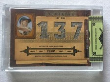Ted Williams Jersey 2008 Playoff Prime Cuts 12/25 #24 ENCASED