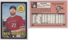 2018 Topps Heritage Minor League Edition Black /50 Zack Littell #137 Rookie RC