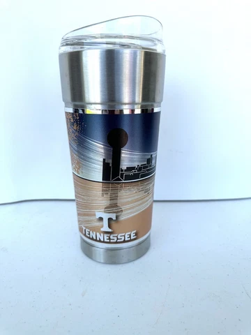 Tennessee Volunteers 24oz Stainless Steel Tumbler Travel Mug Insulated Cover