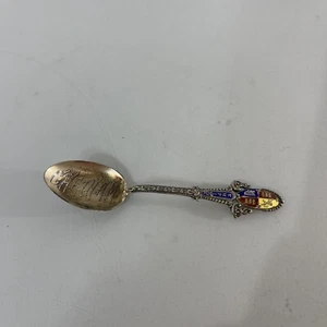 CUCCHIAIO SOUVENIR CHATHAM IMPERO ARGENTO STERLING - Foto 1 di 8