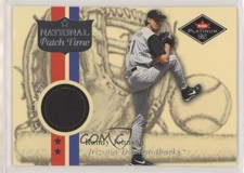 2001 Fleer Platinum National Patch Time Randy Johnson (Platinum RC) Patch HOF