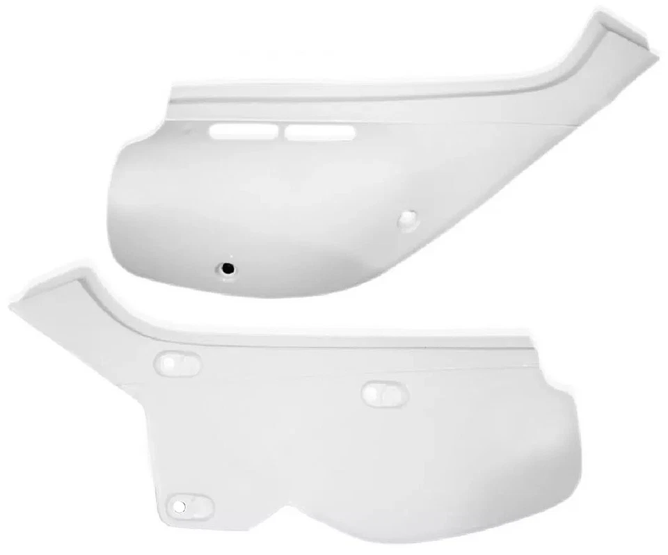UFO White Plastic Rear Side Panels for '88-02 Honda XR600 (HO02639041) - Image 1 of 1