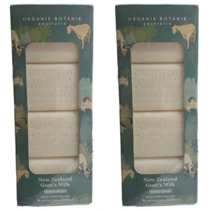 2x ORGANIK BOTANIK Australia NZ GOAT'S MILK BODY SOAP 8 SOAPS - 7.05oz EACH bar - Picture 1 of 1