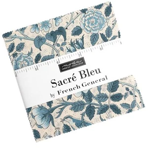 Sacre Bleu Charm Pack by French General for Moda Fabrics - Picture 1 of 3