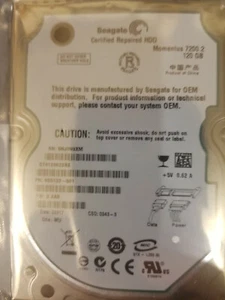 Seagate ST9120823AS PN 9S5133-501 FW 3.AAB WU 120GB SATA 2.5" HD Date 08317 - Picture 1 of 2