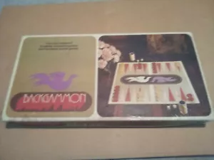 Selchow & Righter Backgammon (1975 Complete in Box) - Picture 1 of 3