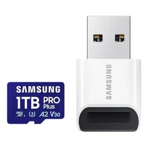 Carte mémoire microSDXC originale Samsung PRO PLUS avec lecteur de carte 1 To MB-MD1T0SB - Photo 1 sur 7