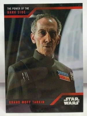 Grand Moff Tarkin 2019 Topps Star Wars the Power of the Dark Side #4 SP /700 - Image 1 of 2