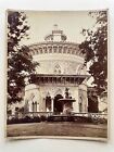 orig. Albumin Fotografie Foto F. Rocchini, Entrada do Palacio de Monserrat 1870