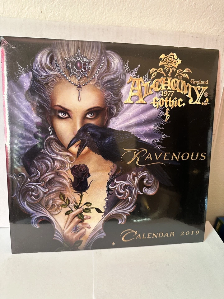 LICENCIA OFICIAL - ALQUIMIA GÓTICA - CALENDARIO DE PARED 2019 SIN USAR/SELLADO Foto 1 de 1