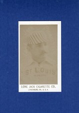 1887 Lone Jack N370 Reprint: WILL GLEASON, St. Louis Browns (Cardinals) A.A.