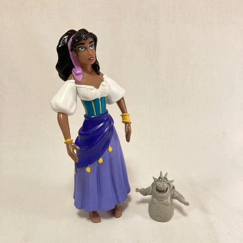 Disney Applause Esmerelda Figure 10” Hunchback of Notre Dame Vintage plus Hugo Cover