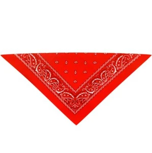 Red Cowboy Neck Tie Neckerchief Mexican Bandit Scarf Fancy Dress - Picture 1 of 1