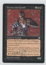 1998 Magic: Gathering - Stronghold Crovax the Cursed #CRCU j7p
