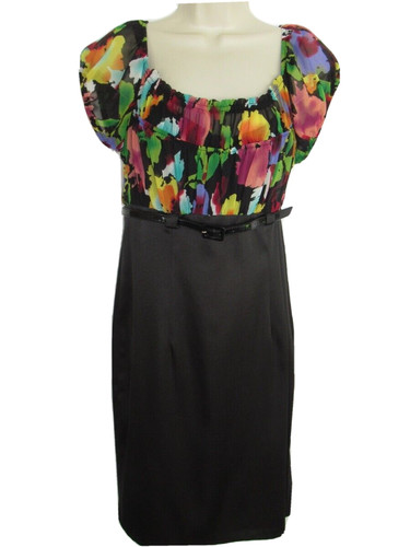 Abito ALYX floreale nero manica corta 12