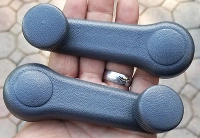 compatível com Hyundai interior interior janela manivela alça cinza 82630-22001-LG (2 peças) - Imagem 1 de 3