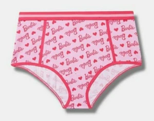 Torrid Official Barbie Pink Cotton Mid-Rise Slip Panty Plus Size 2X, 18/20 - Bild 1 von 5