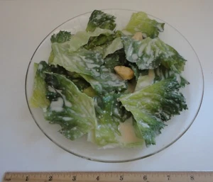 Display Fake Food Caesar Salad Restaurant Movie Prop Bard - Picture 1 of 2