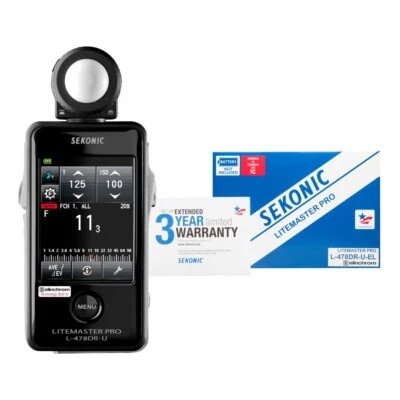 Sekonic L-478DR-U-EL LiteMaster Pro for Elinchrom Skyport System Light Meter - Image 1 of 4