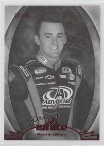 2012 Press Pass Ignite Color Proof Black /50 Austin Dillon #39