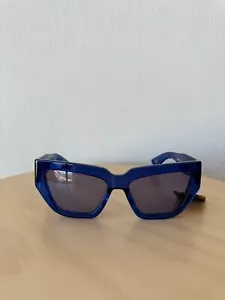 New Karen walker sunglasses eyewear glasses womens wrap god blue indigo - Picture 1 of 7