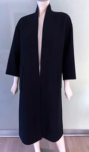 Christian Dior Mantel Blau Wolle Kaschmir Mix Coat Navy XXS DE 32 FR 34 - Bild 1 von 8