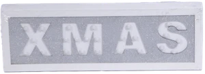 Dekoschild mit Weihnachtstext "Xmas" 25 LED - Bild 1 von 2