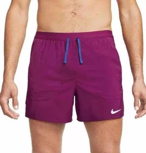 Nike Flex Stride 5" Brief Running Short Men's Sz L NEW Burgundy CJ5453-610 - Picture 1 of 5