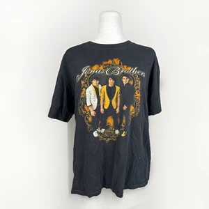Vintage 2008 Jonas Brothers Tour Black No Size Tee T-Shirt Official Tour Merch - Bild 1 von 6