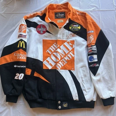 Chaqueta Tony Stewart #20 Chase Authentics Home Depot NASCAR Pit L bordada Foto 1 de 4