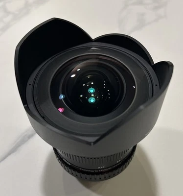 ROKINON 14mm f2.8 ED AS IF UMC for CANON EF Ultra Wide Angle Lens + Both Caps - Image 1 of 4