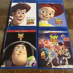 Toy Story 1, Toy Story 2 & Toy Story 3 Toy Story4 Blue Ray - Picture 1 of 10