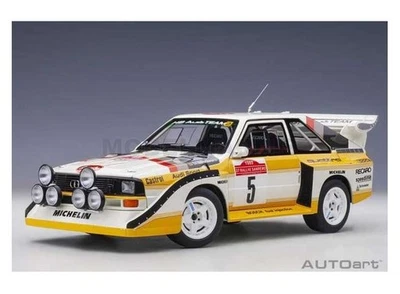 AUTOART 88503 AUDI - QUATTRO SPORT E2 S1 (night version) N 5 WINNER RALLY SANREM - Immagine 1 di 2