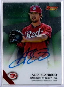 2015 Bowman's Best Baseball Best of 2015 Alex Blandino ROOKIE AUTO REDS - Picture 1 of 1