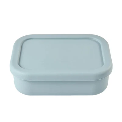 1 Pc Silicone Bento Box 3 Compartment Rice Bowl Microwave Safe Leakproof Lunch - Image 1 of 4