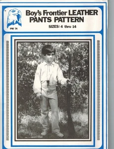 Boy's Leather Pants Pattern - Picture 1 of 3