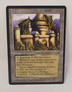 Magic The Gathering MTG Hammerheim Land Card Italian NM - Picture 1 of 2