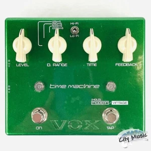 Used Vox JS-DL Time Machine Joe Satriani Signature Delay Guitar Effect Pedal ♫ - Picture 1 of 7