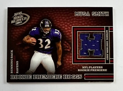 2003 Playoff Hogg Heaven Musa Smith Relic Card 582/750 MAR3 - Image 1 of 2