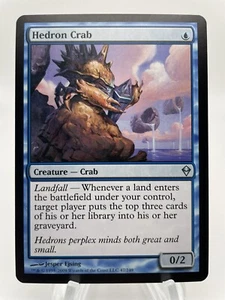 Hedron Crab - Zendikar - Uncommon - MTG - Creature - Crab - NM/M Cond - Picture 1 of 4