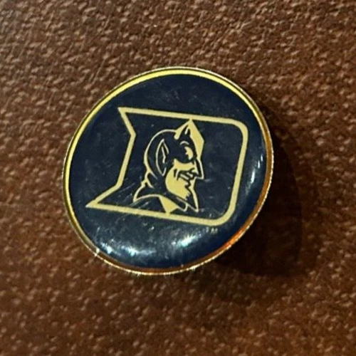 Vintage Duke University Blue Devils Athletics Enamel Pin Wincraft Basketball - Image 1 of 1