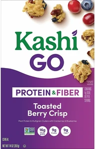 GO Toasted Berry Crisp Cereal - Vegan, Non-Gmo Project Verified, Bulk Size 14 Oz - Picture 1 of 8