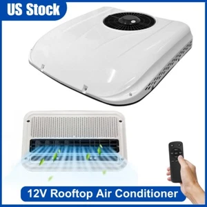 12V Air Conditioner RV Rooftop Electric Parking AC Unit for RV Motorhome Caravan - Bild 1 von 12