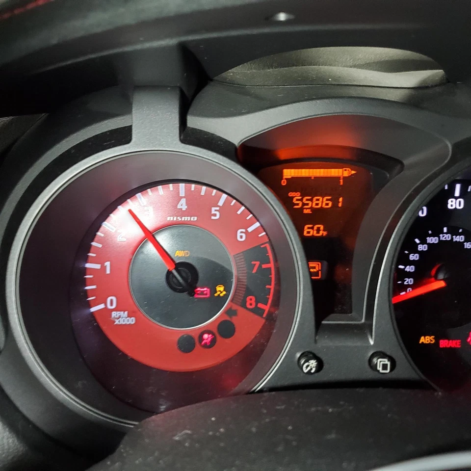 Velocímetro Nissan Juke (cluster), MPH, AT (CVT), AWD, Nismo RS 16 17 Foto 1 de 1